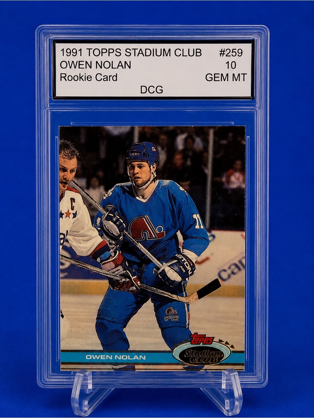 1991 Topps Owen Nolan Rookie Card -